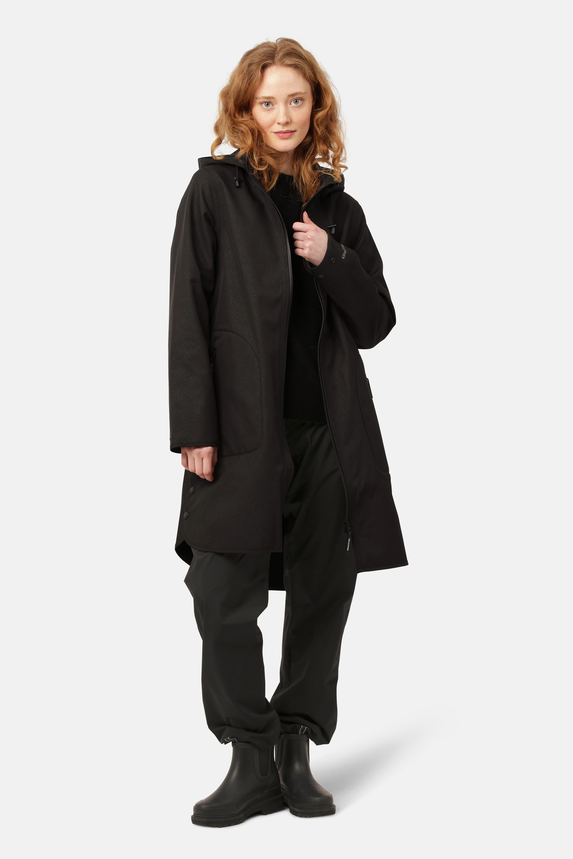 Softshell Regnjacka A-linje - Black